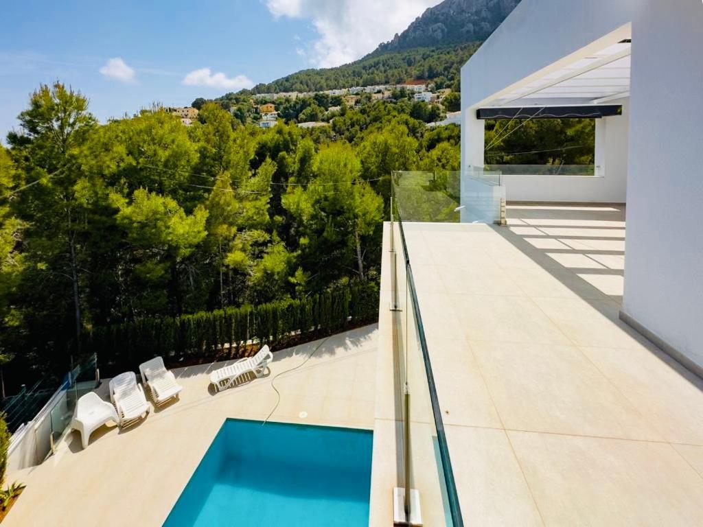 Calpe Villa Lujo Playa Piscina Jardin Barbacoa Ideal Familias Y Grupos Exterior photo